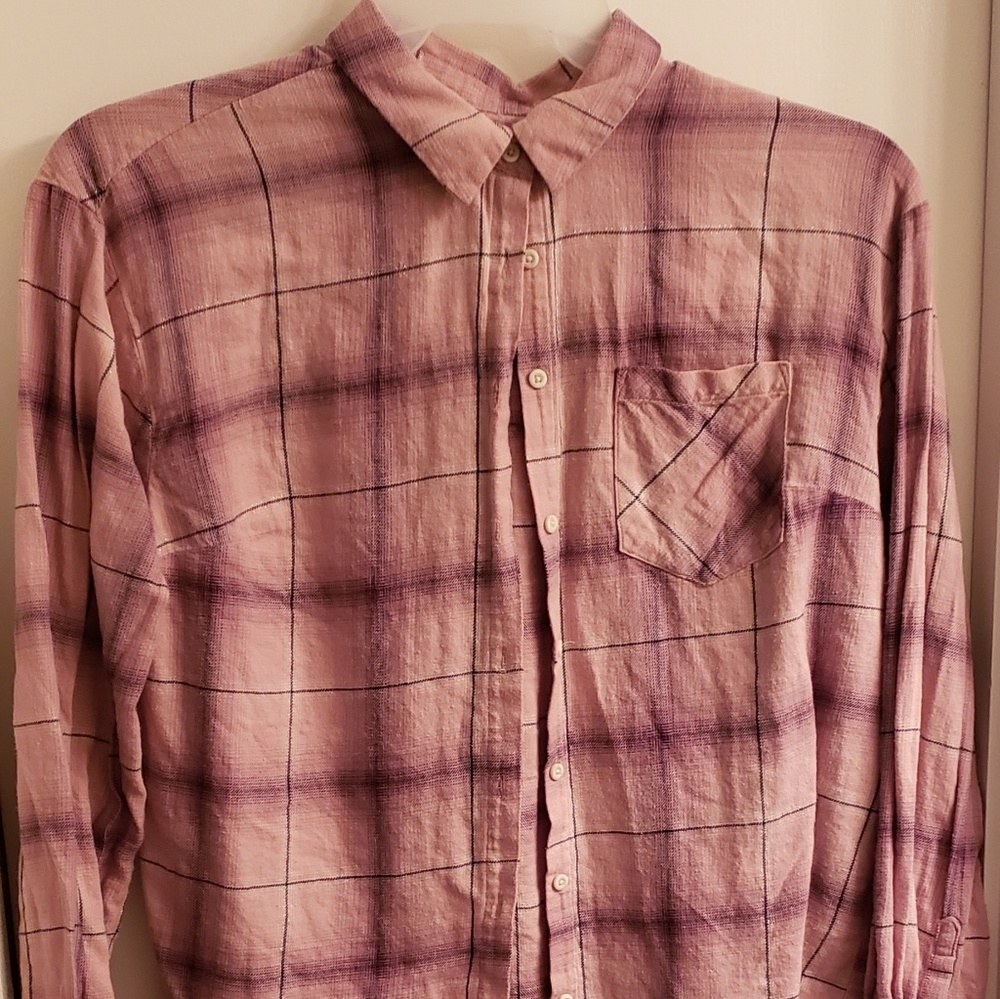 Womens flannel button up